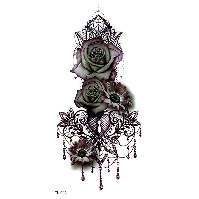 TL042 LACE ROSES 4