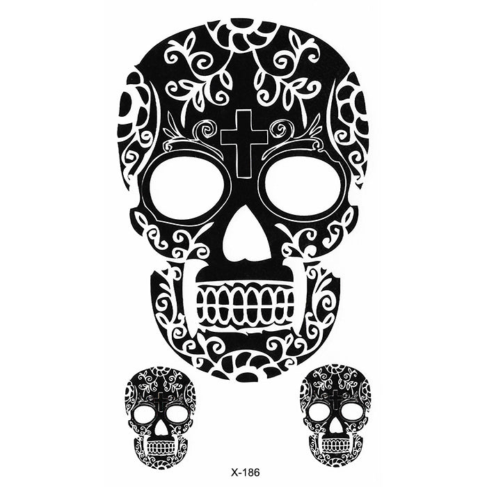 X186 Black Skull Mexican